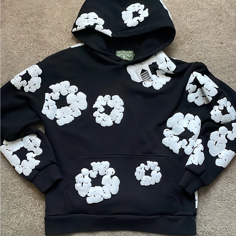 Black Denim Tears Hoodie